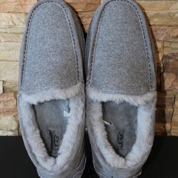 UGG ASCOT Wool Suede Slippers - Picture 3 of 5